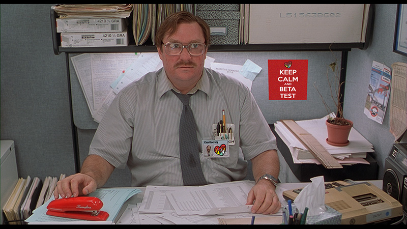 If I don't get my red stapler back...