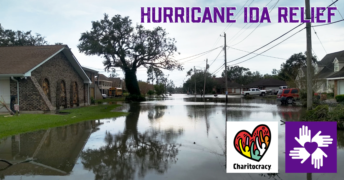 Nominee Hurricane Ida Relief @ All Hands and Hearts Charitocracy Facebook Share